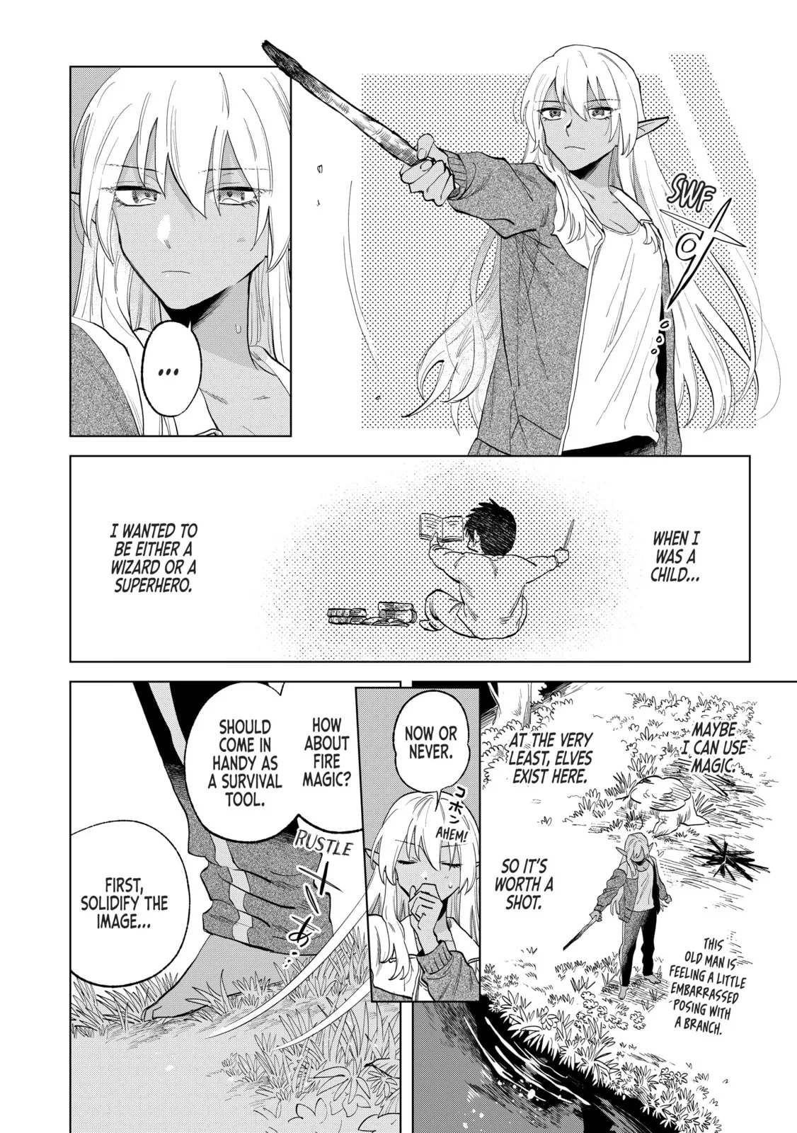 This Alluring Dark Elf Has the Heart of a Middle-Aged Man! Chapter 1 page 11