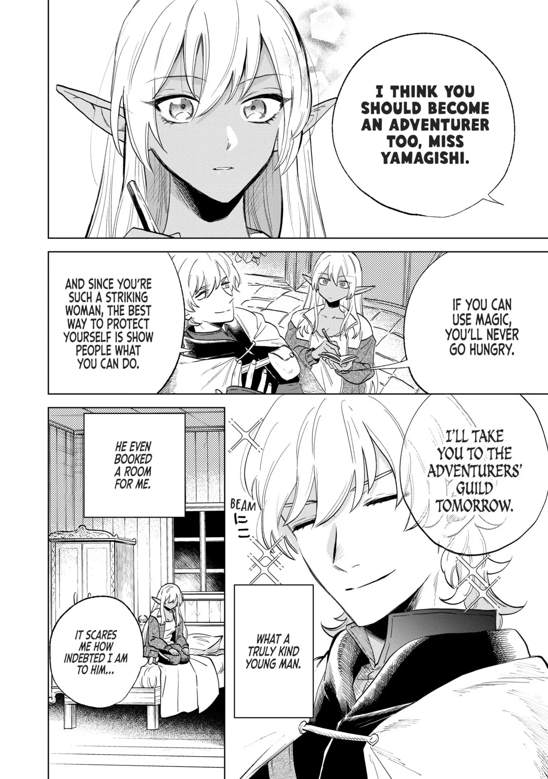 This Alluring Dark Elf Has the Heart of a Middle-Aged Man! Chapter 1 page 26