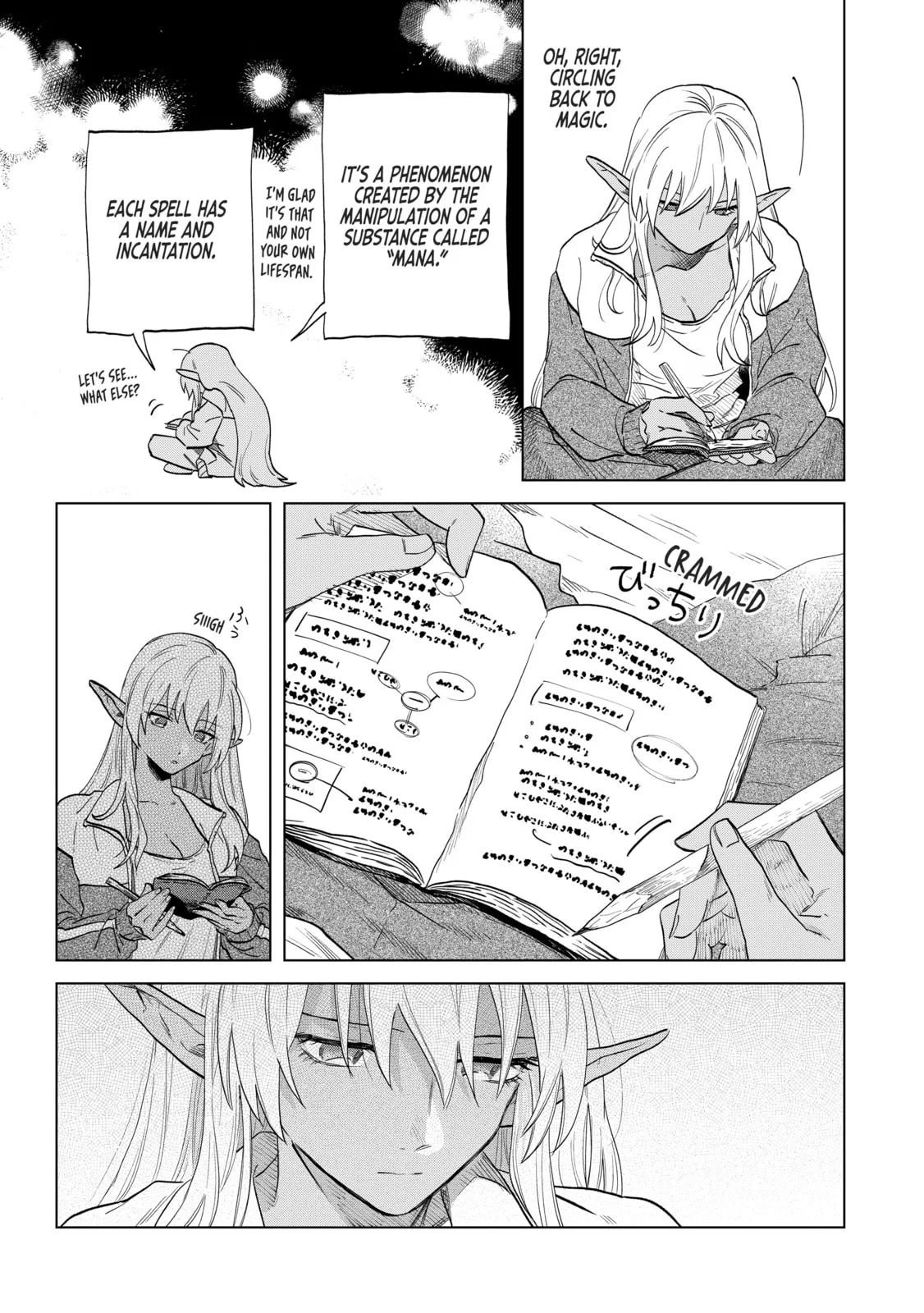 This Alluring Dark Elf Has the Heart of a Middle-Aged Man! Chapter 1 page 27