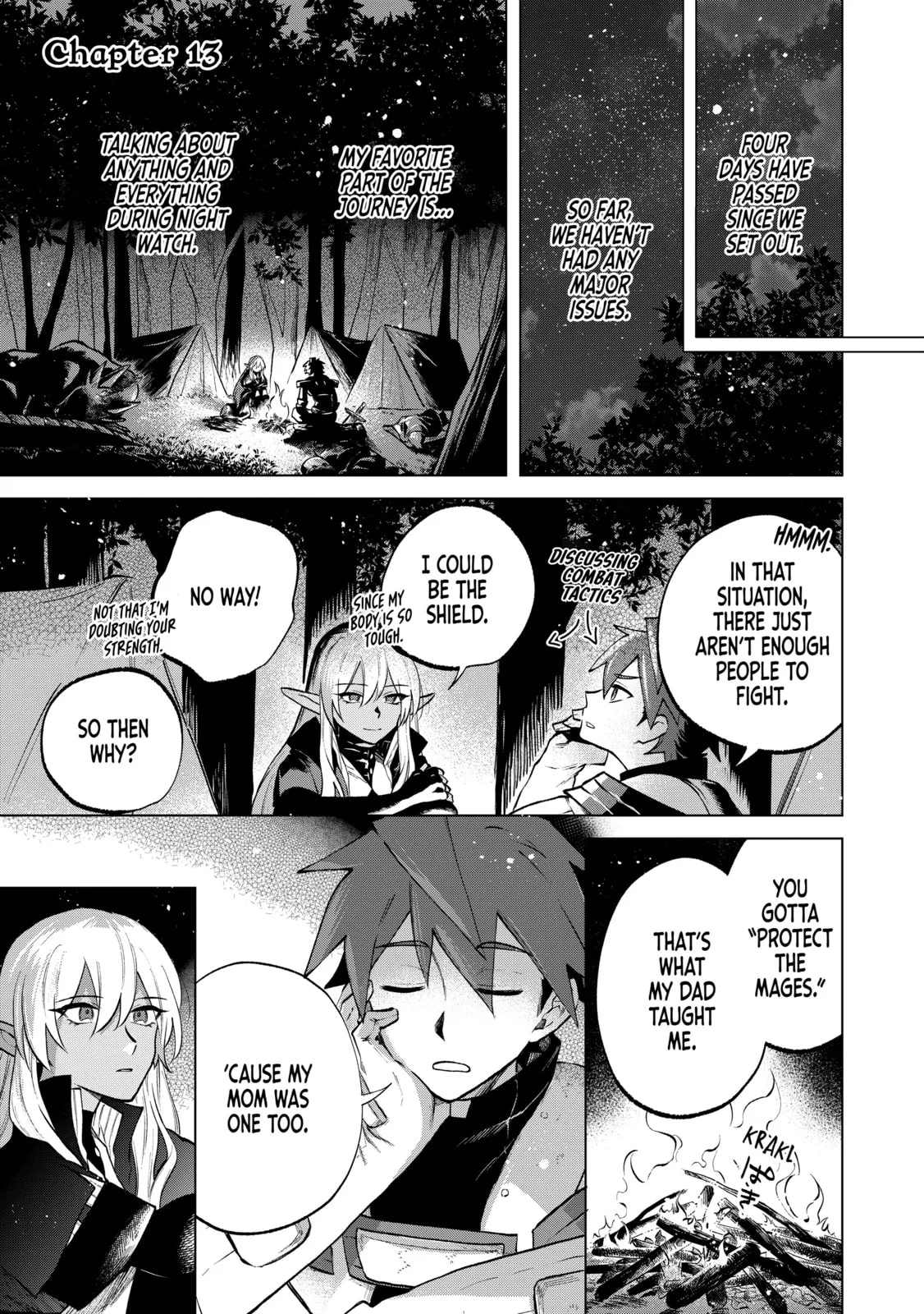 This Alluring Dark Elf Has the Heart of a Middle-Aged Man! Chapter 13 page 1