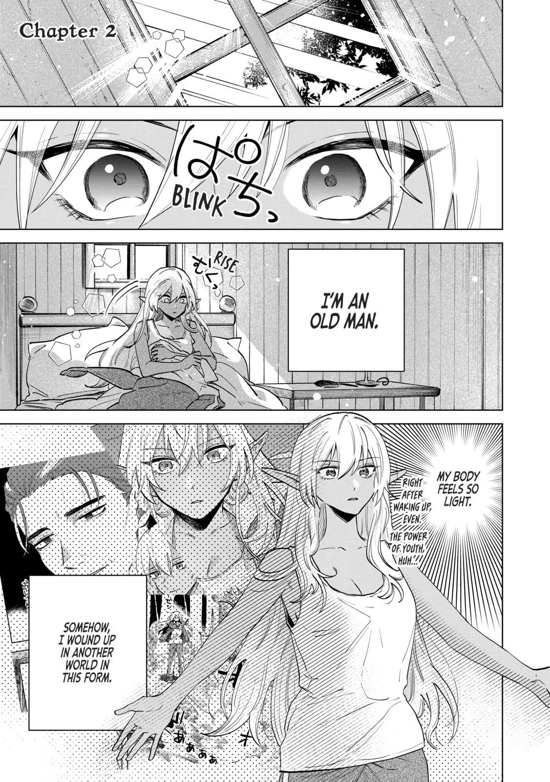 This Alluring Dark Elf Has the Heart of a Middle-Aged Man! Chapter 2 page 1