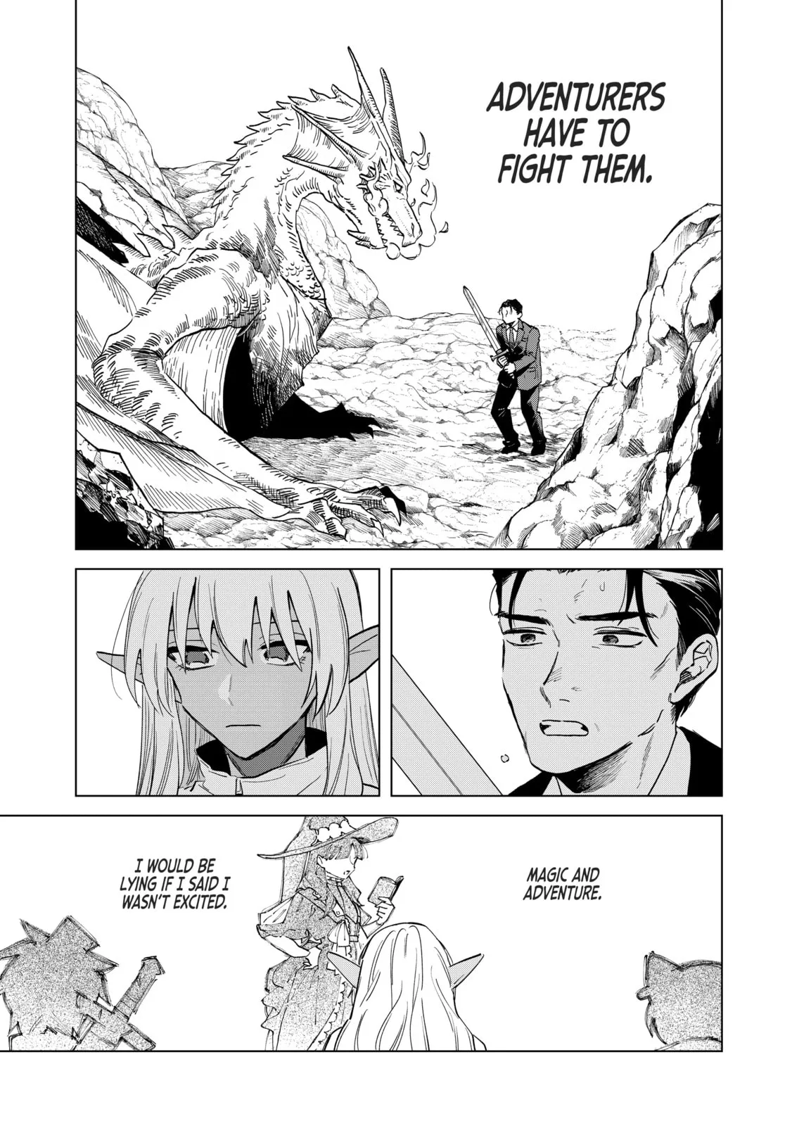 This Alluring Dark Elf Has the Heart of a Middle-Aged Man! Chapter 2 page 25
