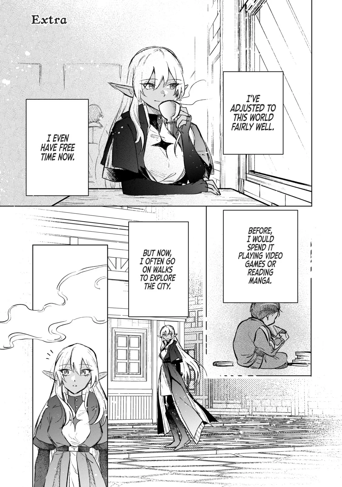 This Alluring Dark Elf Has the Heart of a Middle-Aged Man! Chapter 7.5 page 1