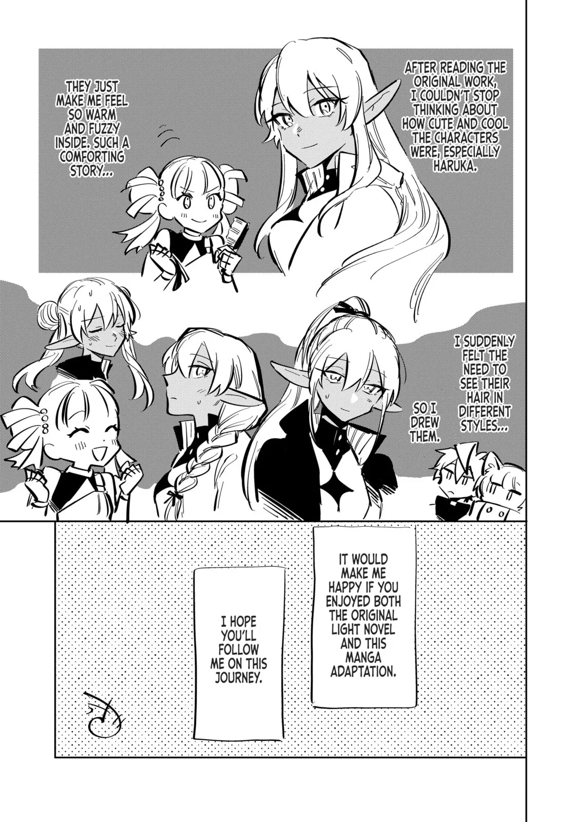 This Alluring Dark Elf Has the Heart of a Middle-Aged Man! Chapter 7.5 page 7