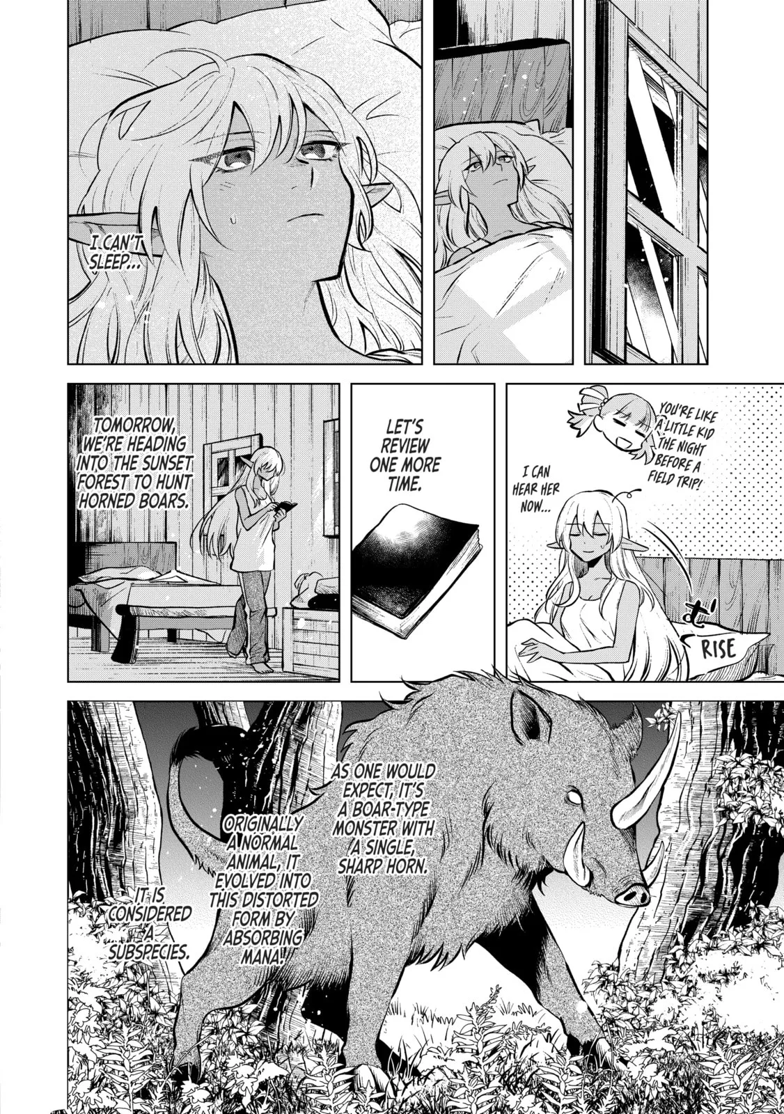 This Alluring Dark Elf Has the Heart of a Middle-Aged Man! Chapter 7 page 14