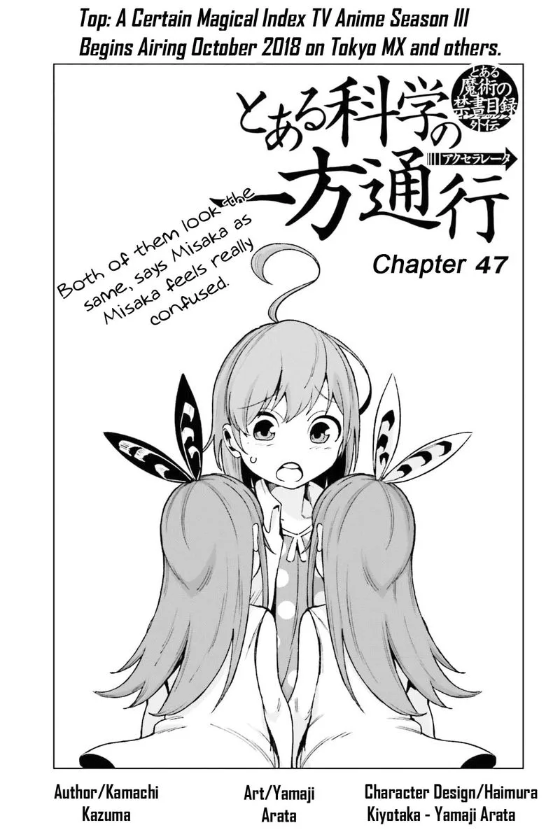 To Aru Kagaku no Accelerator Chapter 47 page 1