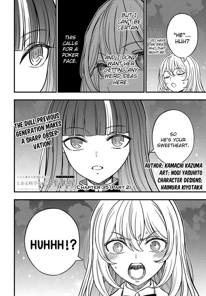 To Aru Kagaku no Mental Out Chapter 35.2 page 1