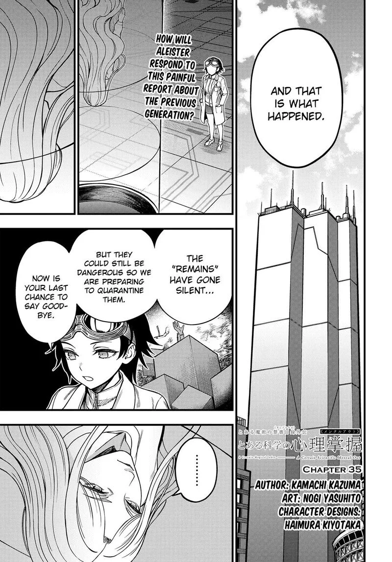 To Aru Kagaku no Mental Out Chapter 35 page 1