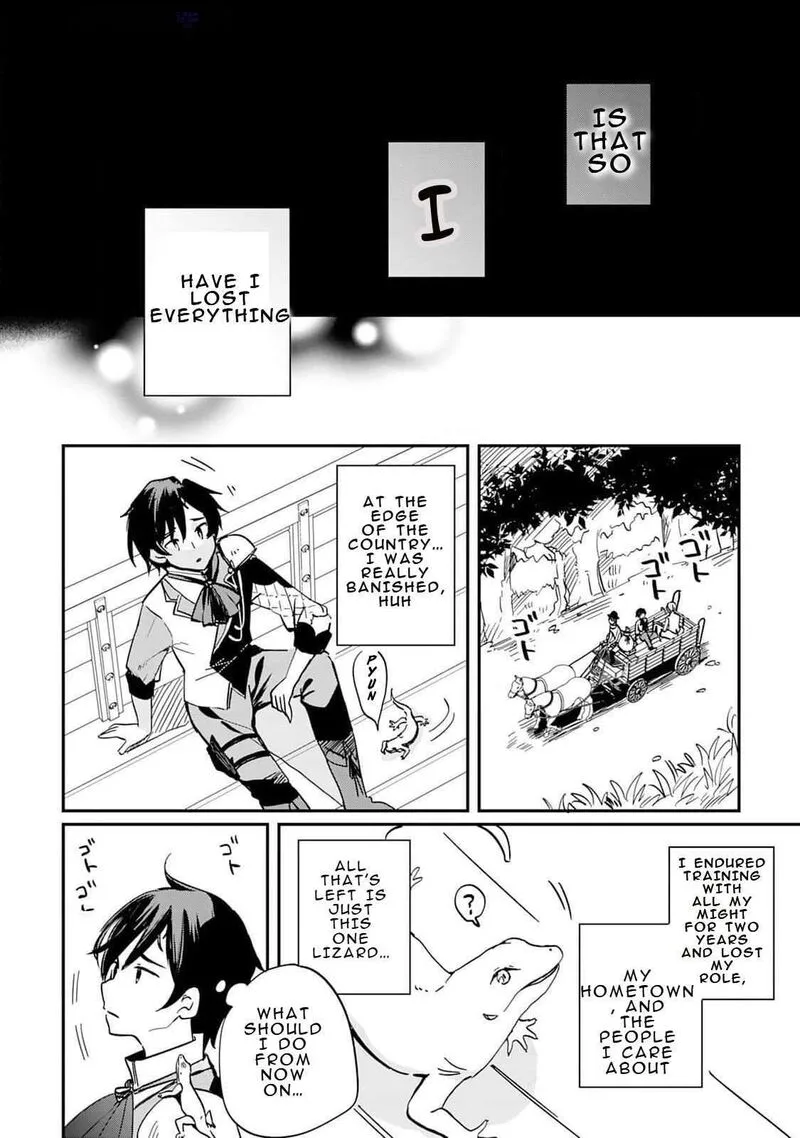 Tokage (Hontou wa Shinryuu) wo Shoukan Shita Seijuu Tsukai, Ryuu no Senaka de Kaitaku Life Chapter 1 page 35