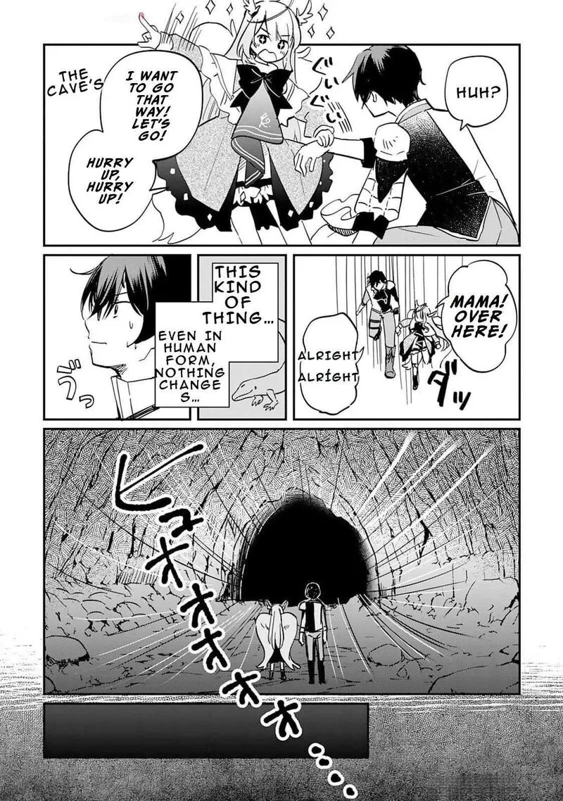 Tokage (Hontou wa Shinryuu) wo Shoukan Shita Seijuu Tsukai, Ryuu no Senaka de Kaitaku Life Chapter 1 page 57