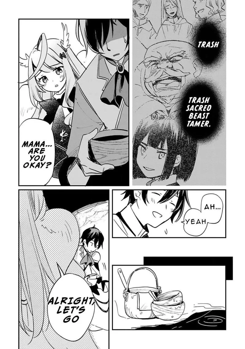 Tokage (Hontou wa Shinryuu) wo Shoukan Shita Seijuu Tsukai, Ryuu no Senaka de Kaitaku Life Chapter 1 page 56