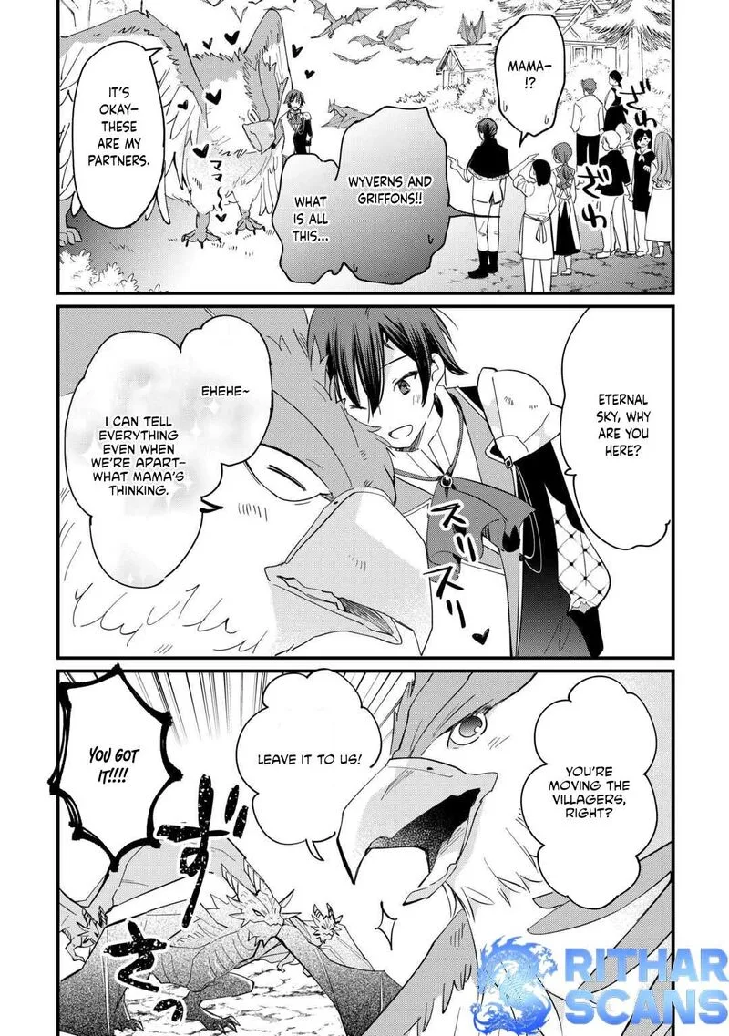 Tokage (Hontou wa Shinryuu) wo Shoukan Shita Seijuu Tsukai, Ryuu no Senaka de Kaitaku Life Chapter 21 page 4