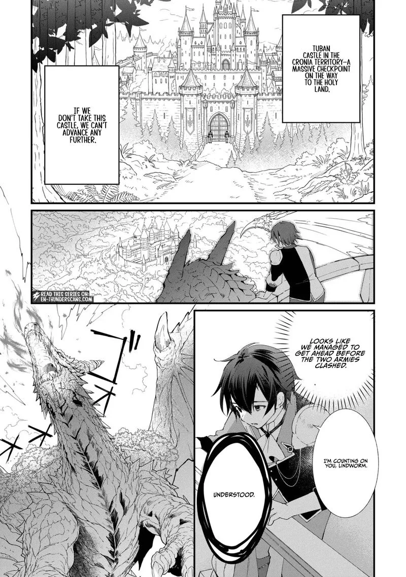 Tokage (Hontou wa Shinryuu) wo Shoukan Shita Seijuu Tsukai, Ryuu no Senaka de Kaitaku Life Chapter 28 page 3