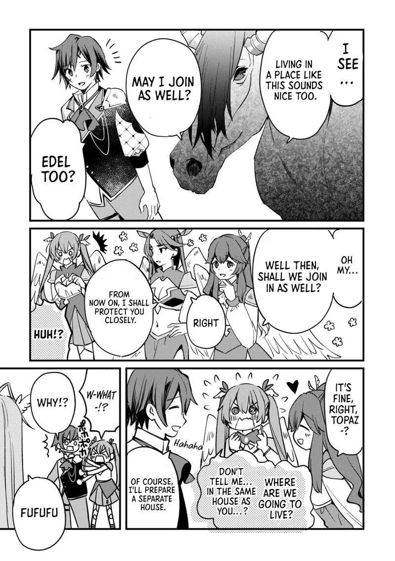 Tokage (Hontou wa Shinryuu) wo Shoukan Shita Seijuu Tsukai, Ryuu no Senaka de Kaitaku Life Chapter 9 page 14