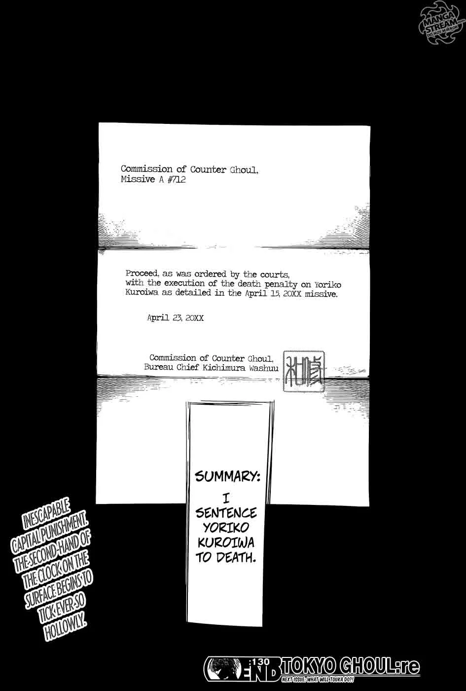 Tokyo Ghoul:re Chapter 130 page 18