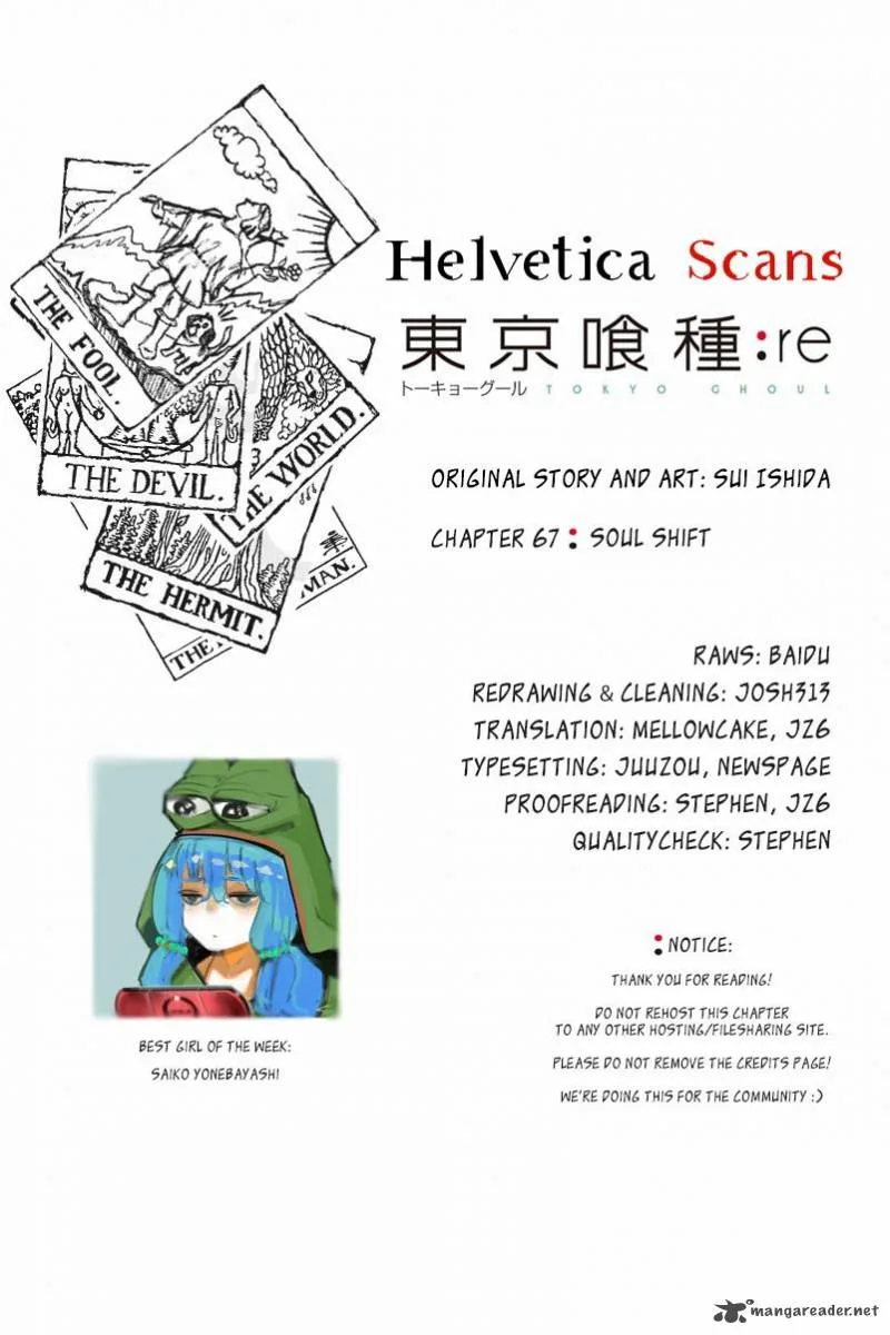 Tokyo Ghoul:re Chapter 67 page 1