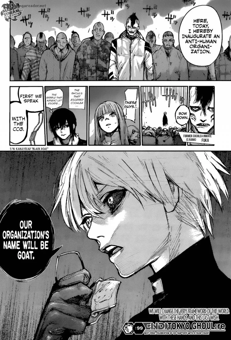 Tokyo Ghoul:re Chapter 99 page 20