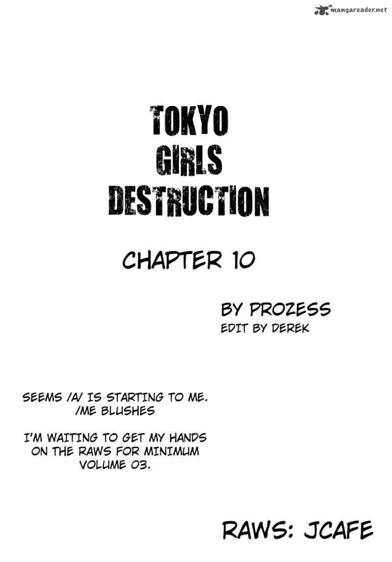 Tokyo Girls Destruction Chapter 10 page 1