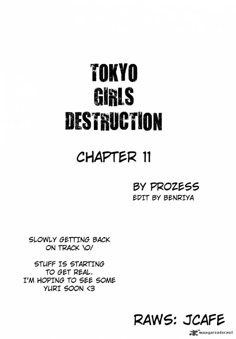 Tokyo Girls Destruction Chapter 11 page 1