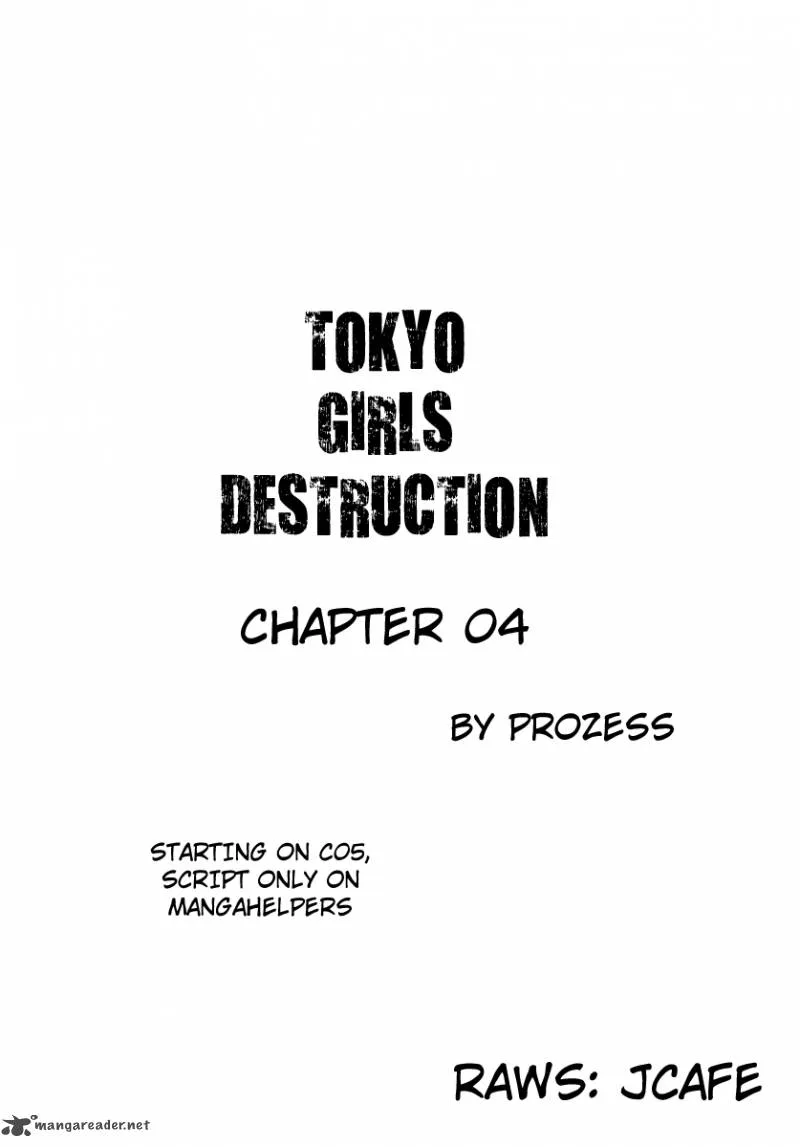 Tokyo Girls Destruction Chapter 4 page 1
