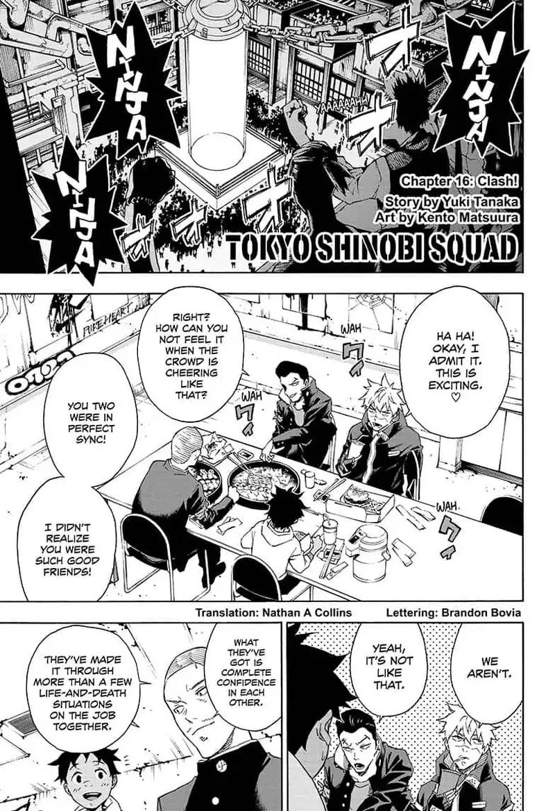 Tokyo Shinobi Squad Chapter 16 page 1