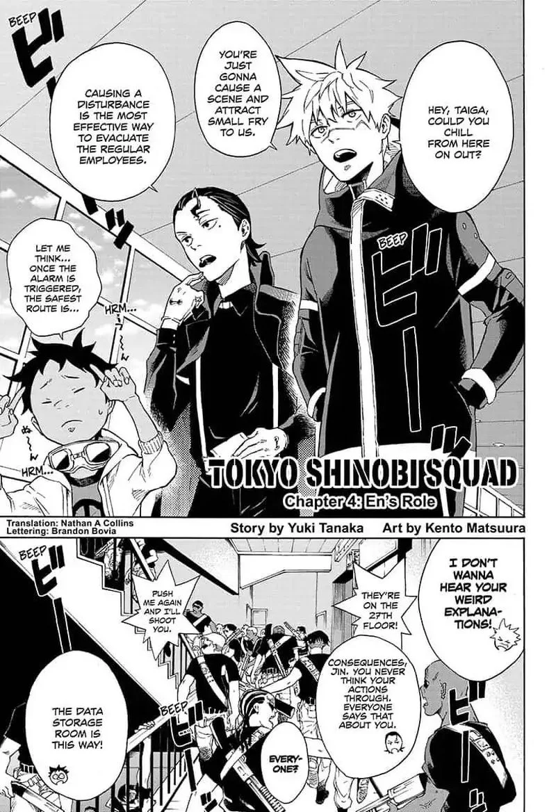 Tokyo Shinobi Squad Chapter 4 page 1