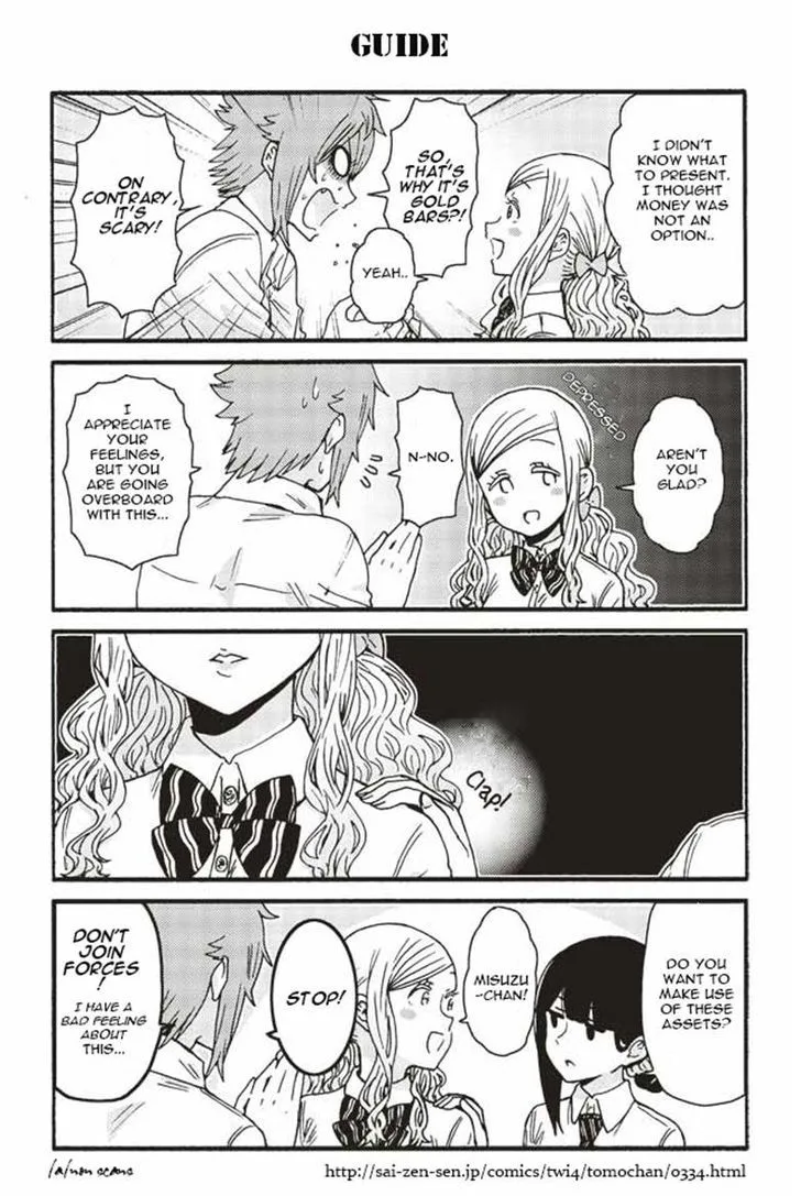 Tomo-Chan wa Onnanoko! Chapter 334 page 1