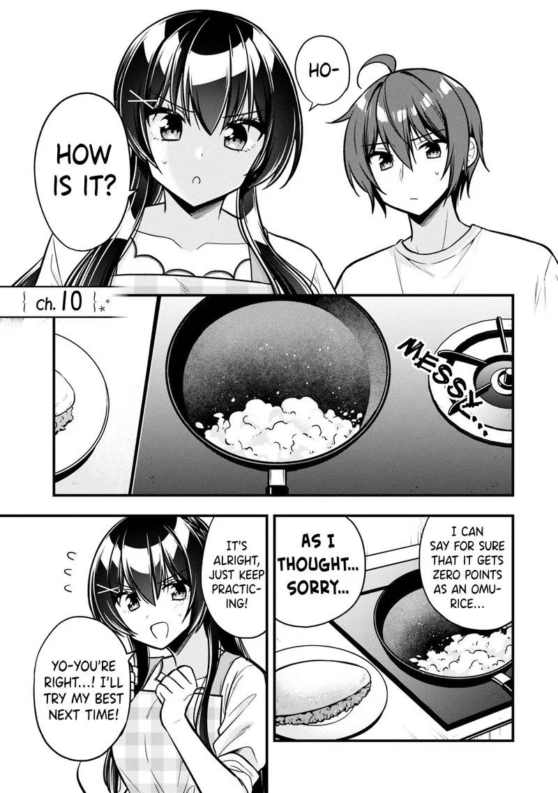 Tonari no Couderella wo Amayakashitara, Uchi no Aikagi wo Watasu koto ni natta Chapter 10 page 1