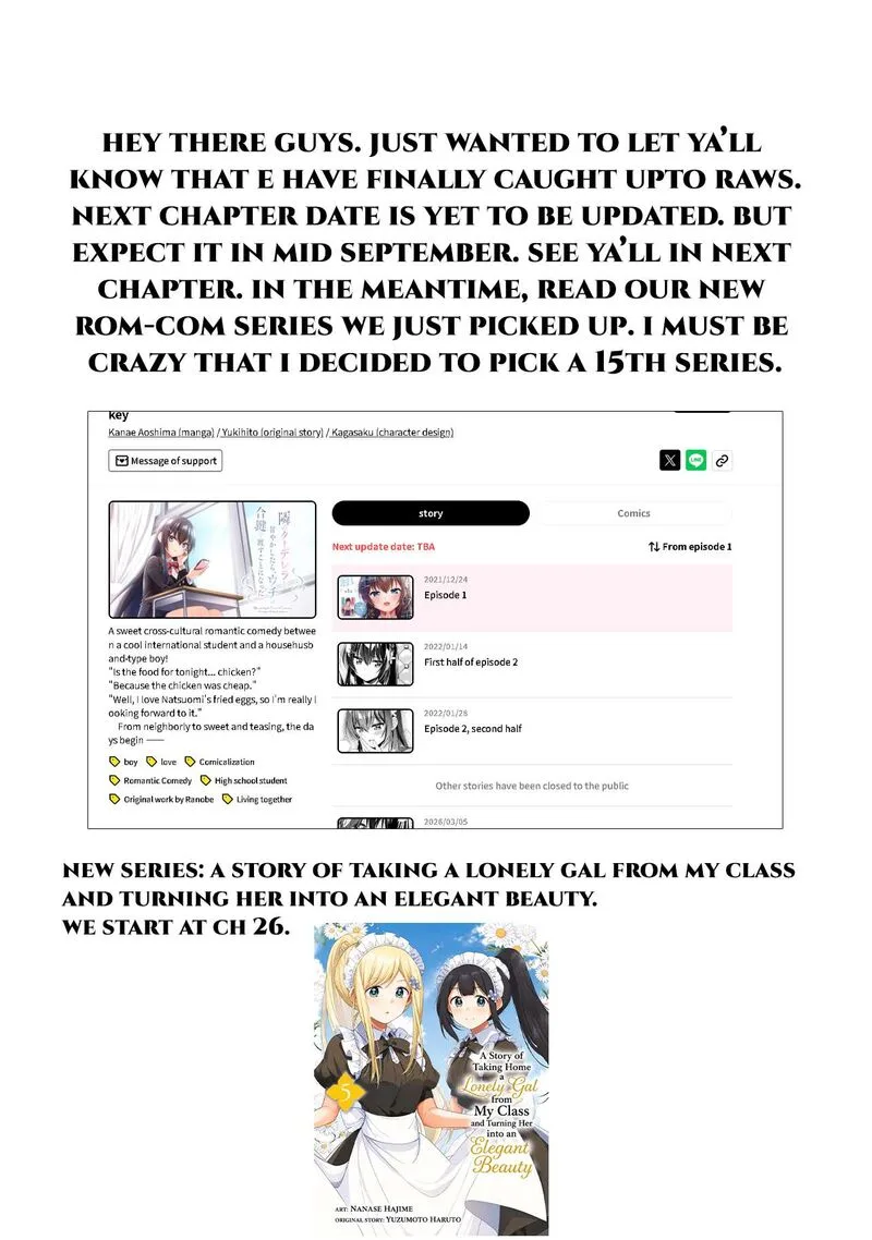 Tonari no Couderella wo Amayakashitara, Uchi no Aikagi wo Watasu koto ni natta Chapter 45 page 44