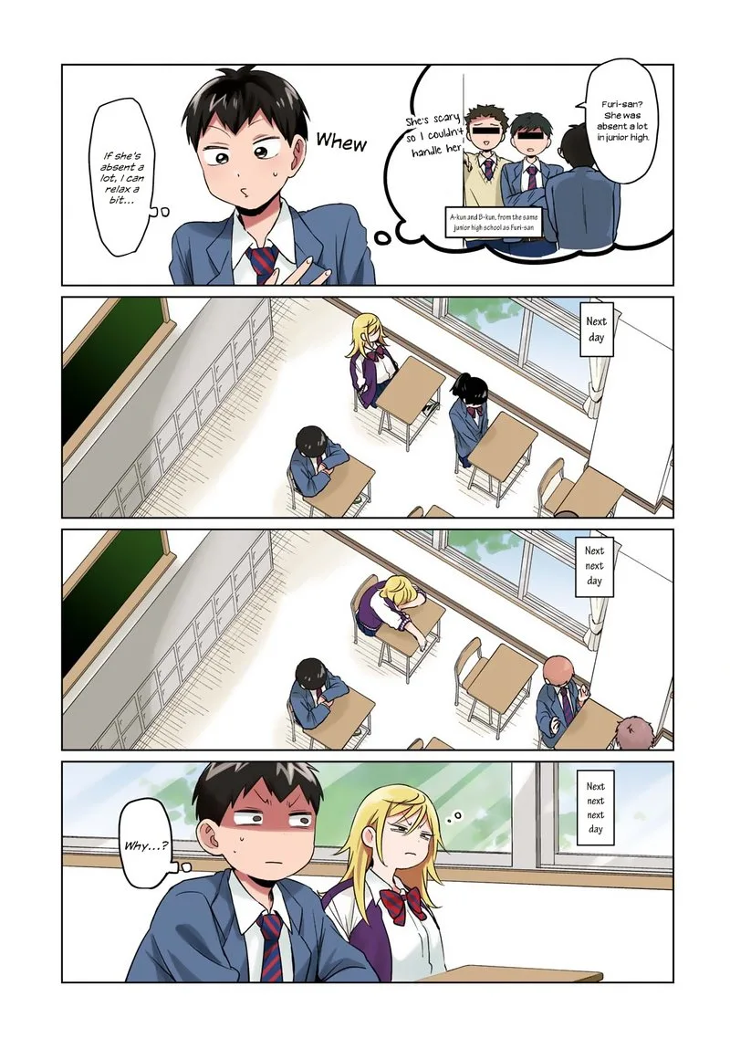 Tonari no Furi-san ga Tonikaku Kowai Chapter 2 page 1