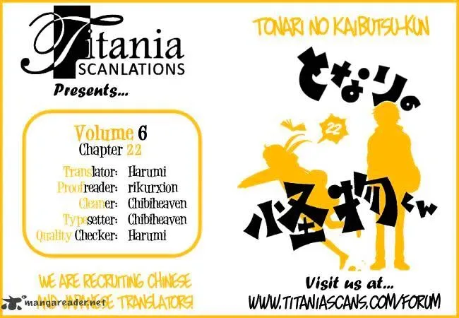 Tonari no Kaibutsu-kun Chapter 22 page 40