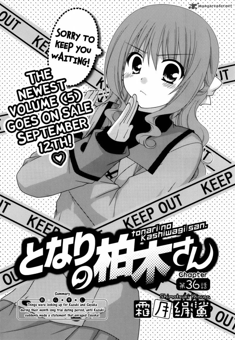 Tonari no Kashiwagi-san Chapter 36 page 1