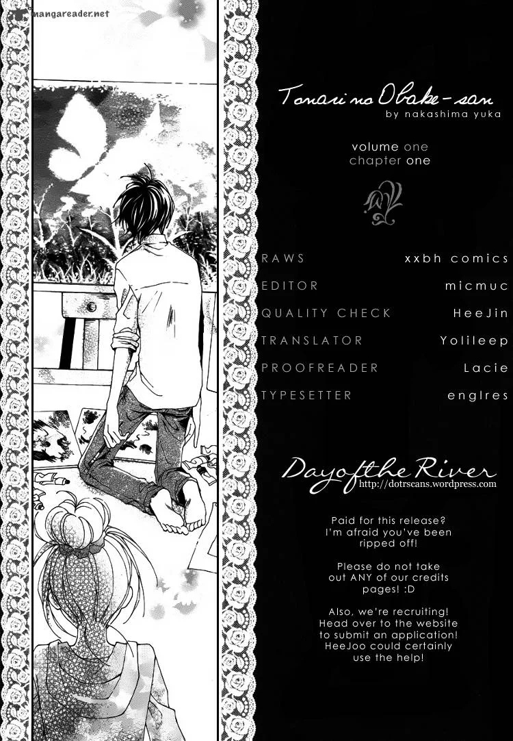Tonari no Obake-san Chapter 1 page 1