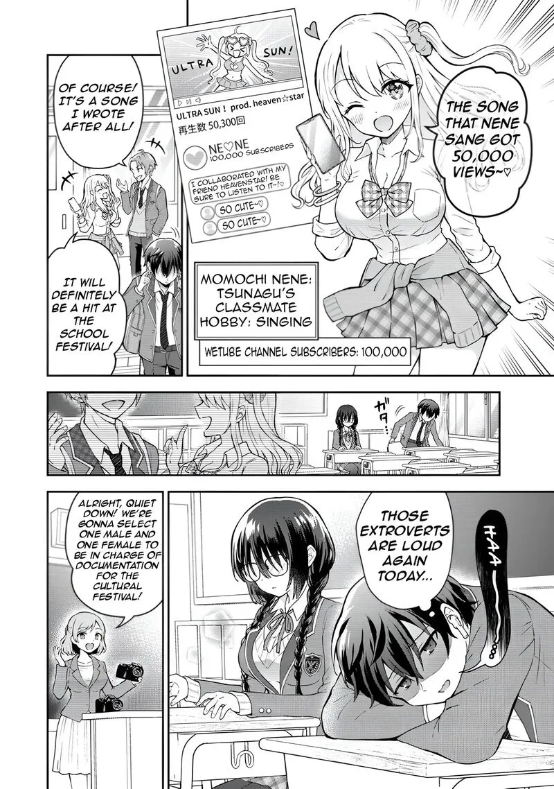 Tonari no Seki no Inkya Joshi ga Oshi Utaite Datta - Ore no Kyoku wo Uttatekure! Chapter 1 page 11