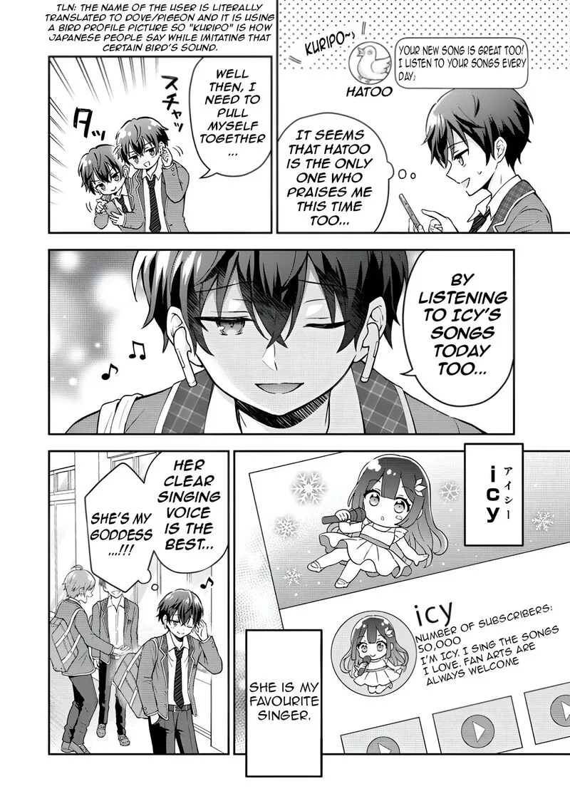 Tonari no Seki no Inkya Joshi ga Oshi Utaite Datta - Ore no Kyoku wo Uttatekure! Chapter 1 page 9