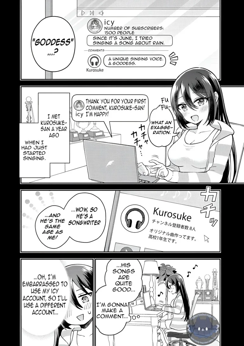 Tonari no Seki no Inkya Joshi ga Oshi Utaite Datta - Ore no Kyoku wo Uttatekure! Chapter 5.1 page 11