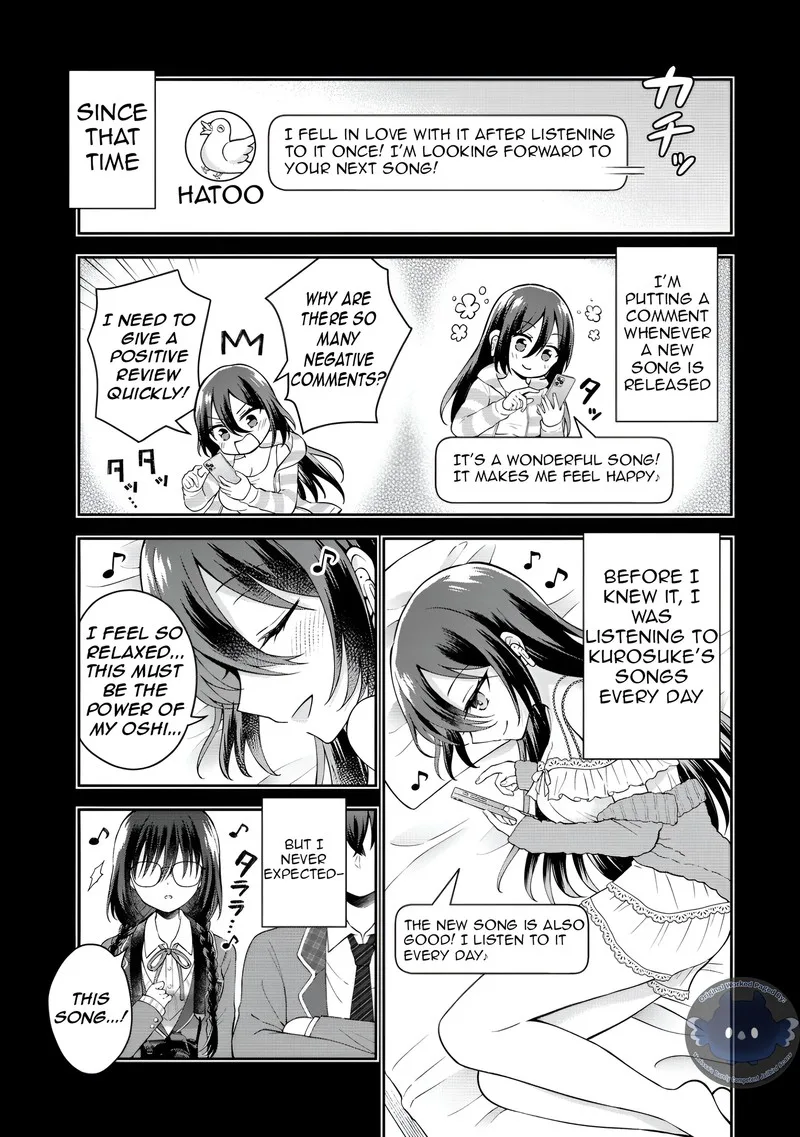 Tonari no Seki no Inkya Joshi ga Oshi Utaite Datta - Ore no Kyoku wo Uttatekure! Chapter 5.1 page 12