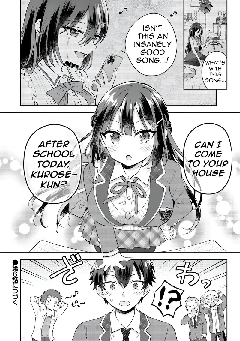 Tonari no Seki no Inkya Joshi ga Oshi Utaite Datta - Ore no Kyoku wo Uttatekure! Chapter 5.2 page 17