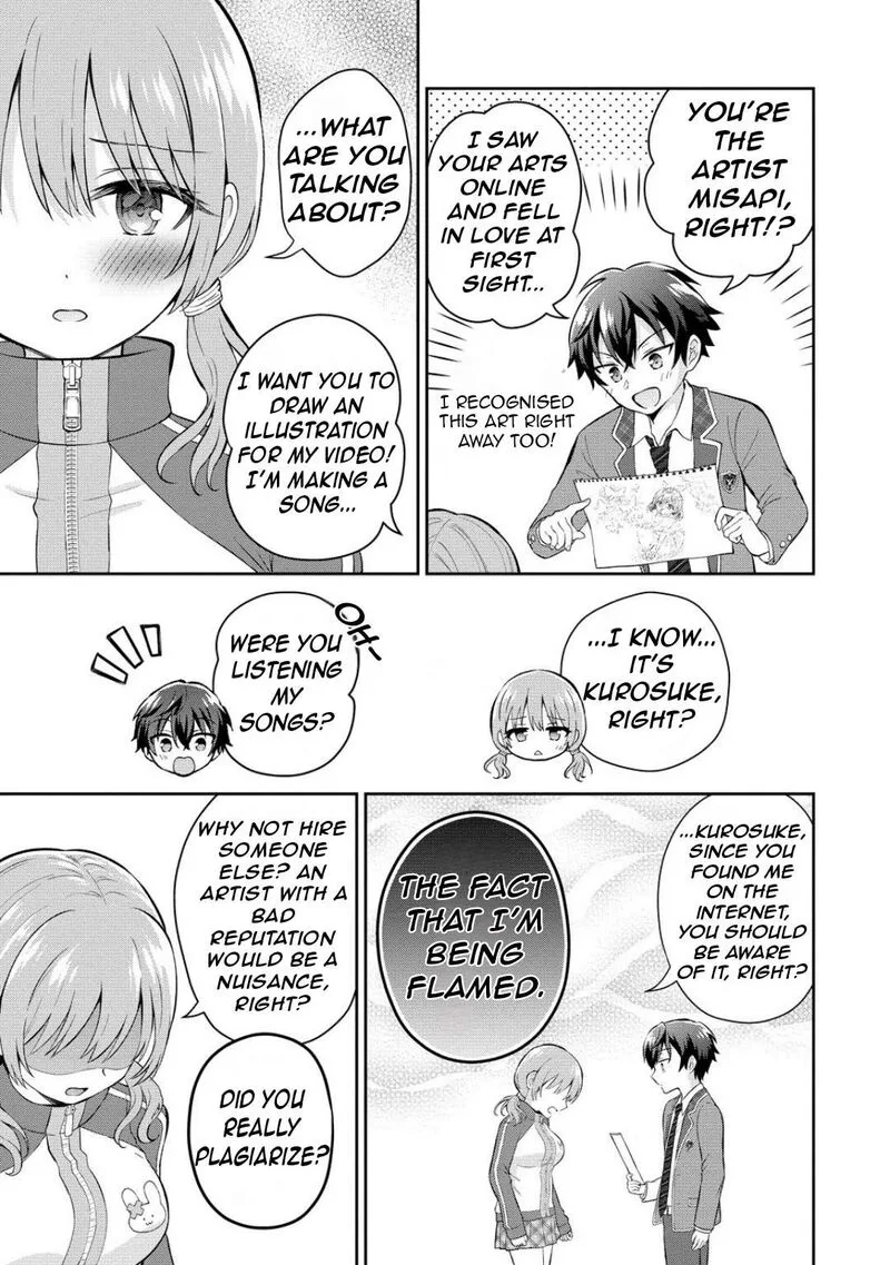 Tonari no Seki no Inkya Joshi ga Oshi Utaite Datta - Ore no Kyoku wo Uttatekure! Chapter 7 page 20