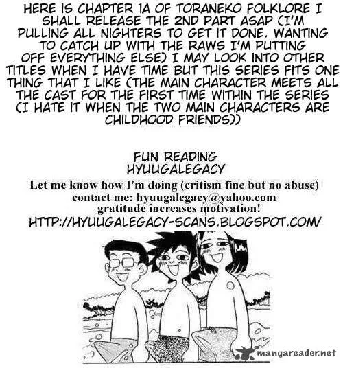 Toraneko Folklore Chapter 1 page 1