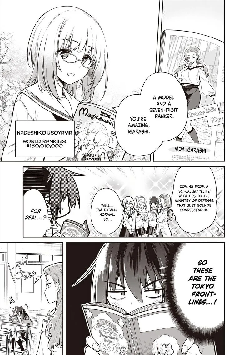 Toukyou KINOKO: Sekai Ranking 1-i no Komyu-ryoku Saijaku JK Chapter 2 page 10