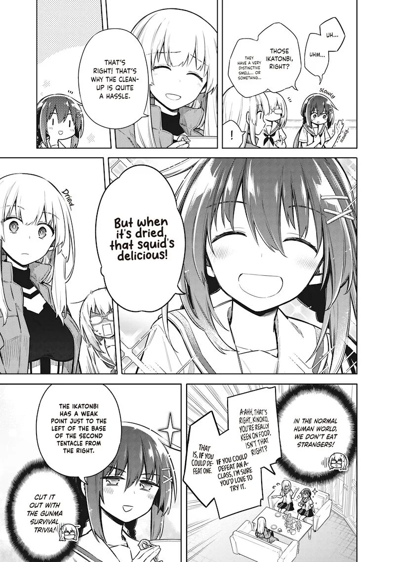 Toukyou KINOKO: Sekai Ranking 1-i no Komyu-ryoku Saijaku JK Chapter 24 page 17