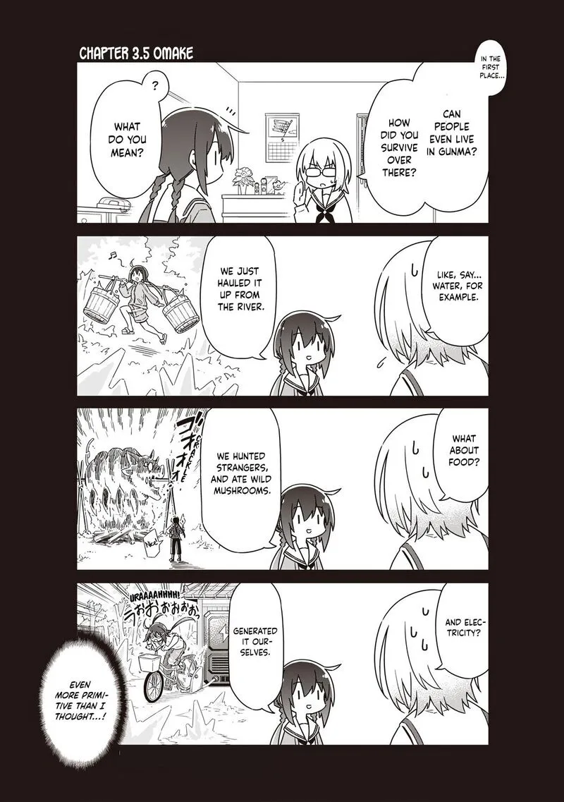 Toukyou KINOKO: Sekai Ranking 1-i no Komyu-ryoku Saijaku JK Chapter 3.5 page 1
