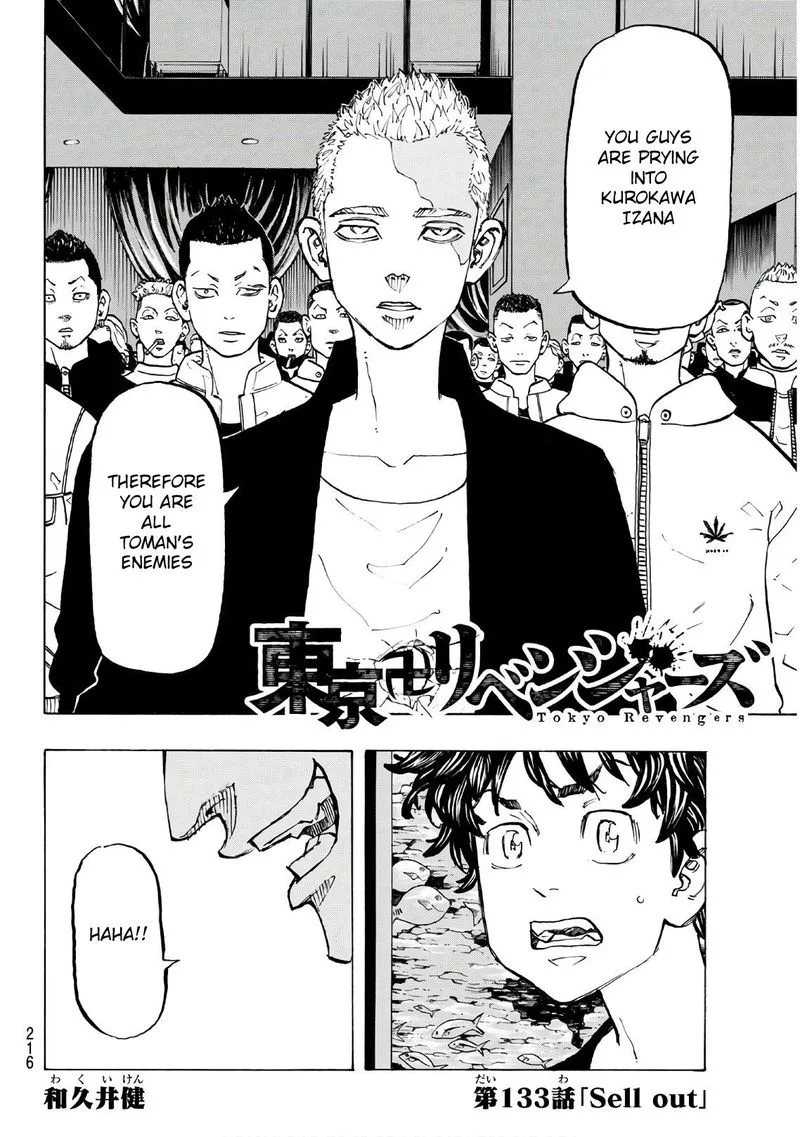 Toukyou Revengers Chapter 133 page 2
