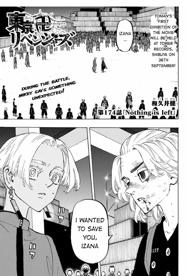 Toukyou Revengers Chapter 174 page 1