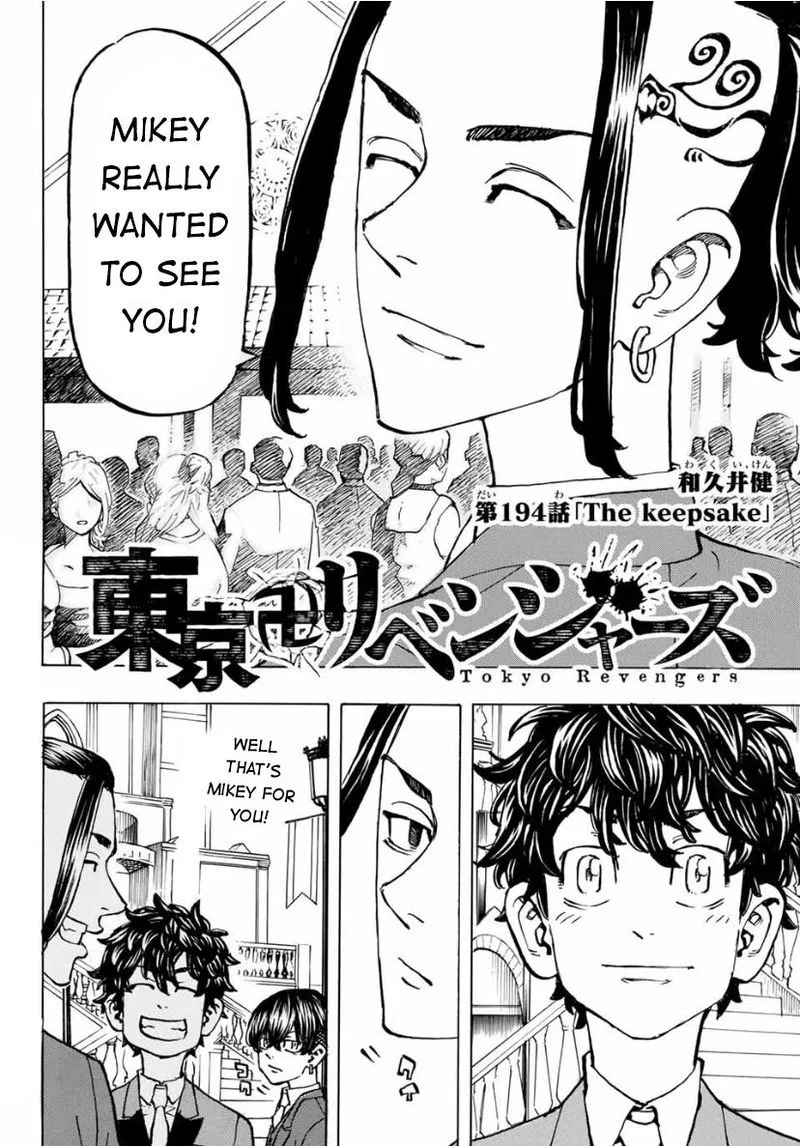 Toukyou Revengers Chapter 194 page 2