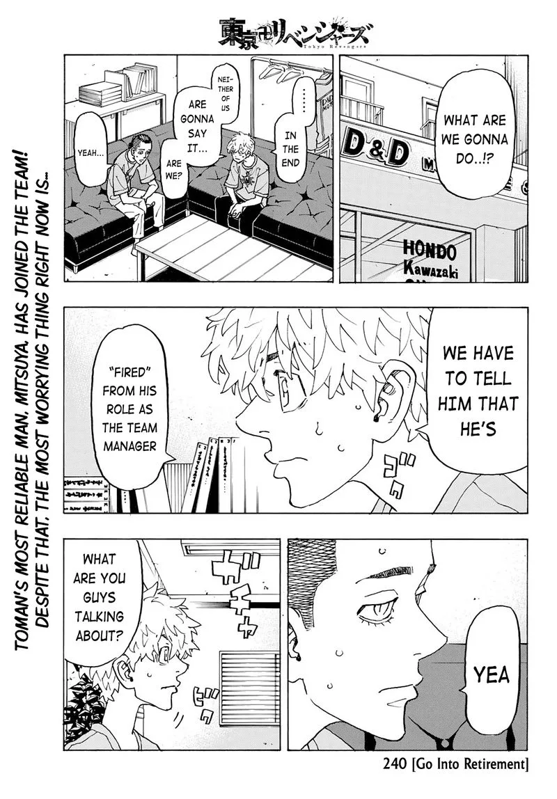 Toukyou Revengers Chapter 240 page 1