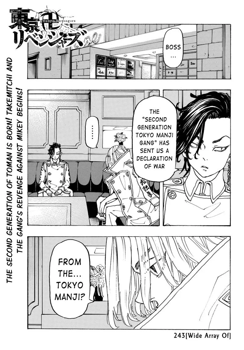 Toukyou Revengers Chapter 243 page 1