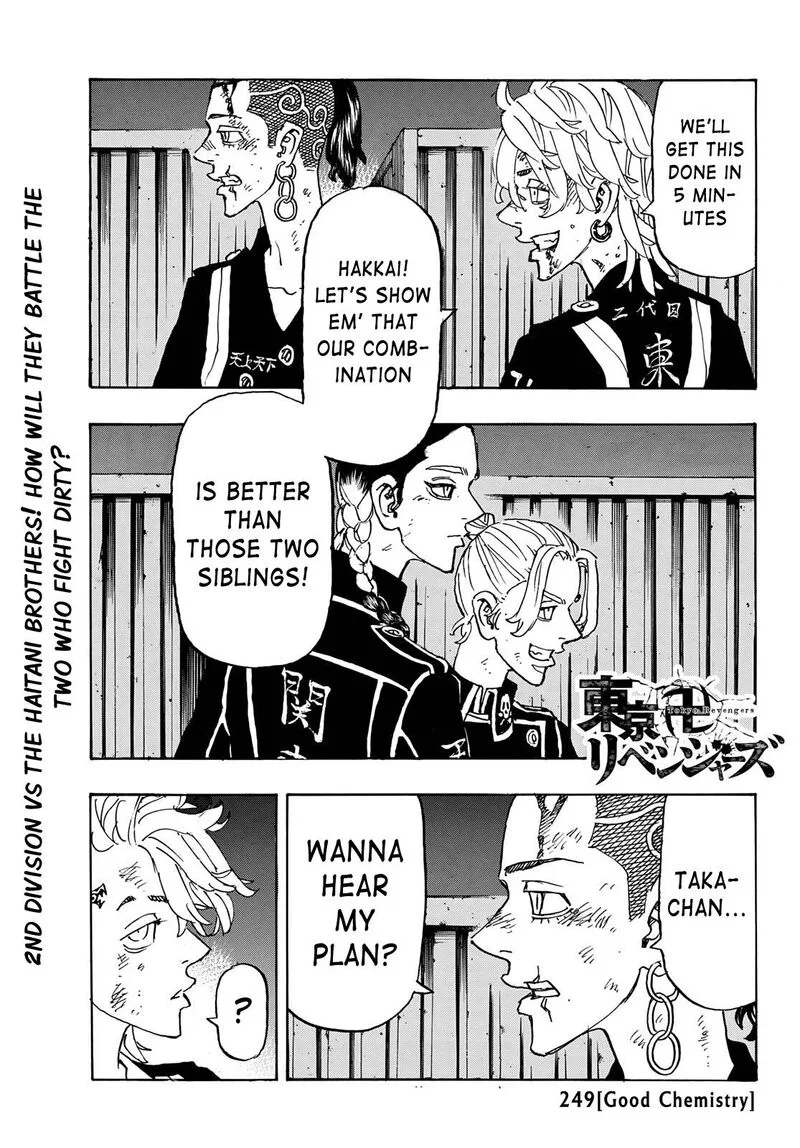 Toukyou Revengers Chapter 249 page 1