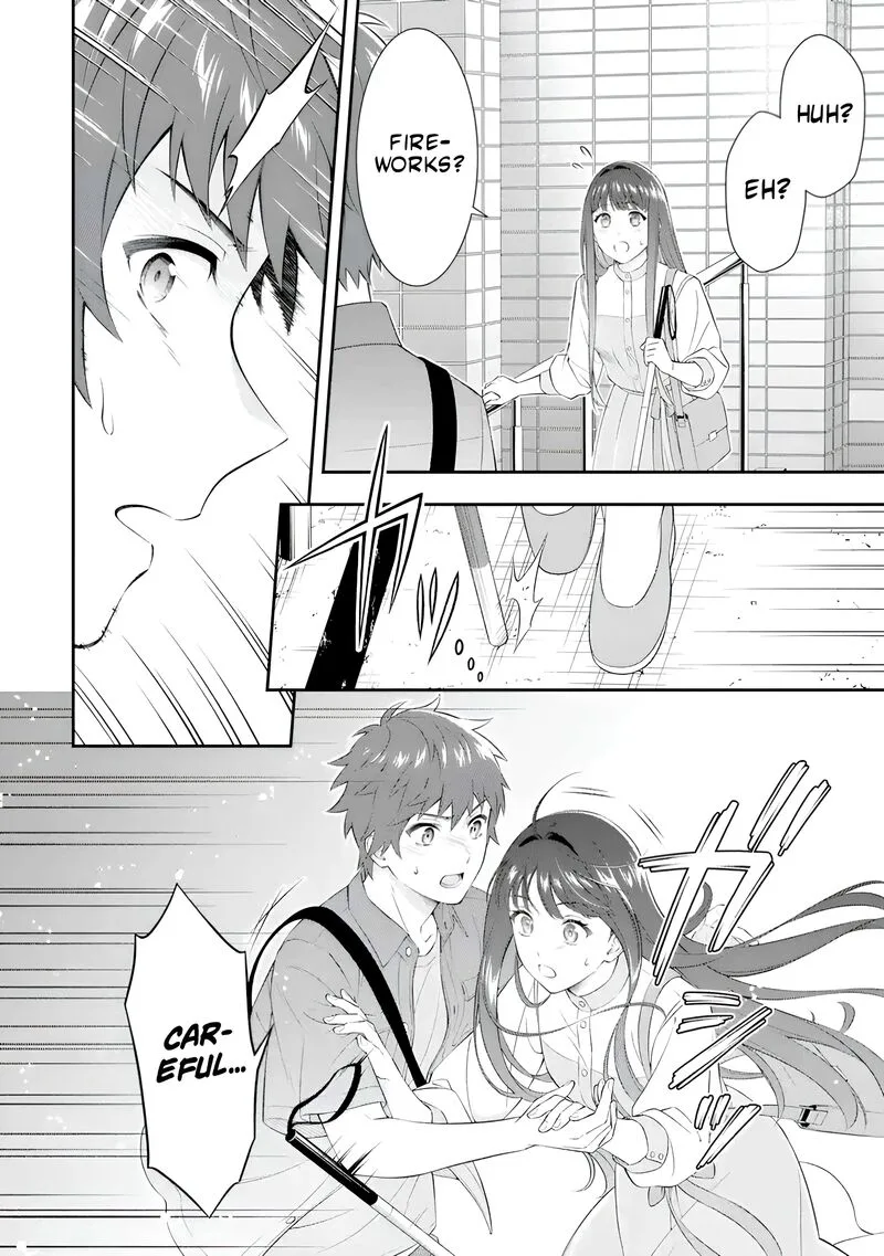 Toumei na Yoru ni Kakeru-kun to, Me ni Mienai Koi wo Shita. Chapter 1.1 page 28